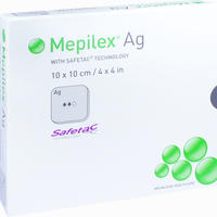 Mepilex Ag Schaumverband 10x10 Cm Steril B2B Medical 5 Stück