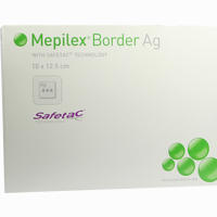 Mepilex Border Ag 10x12.5cm Verband 5 Stück