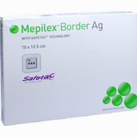 Mepilex Border Ag Schaumverband 10x12.5 Cm 5 Stück