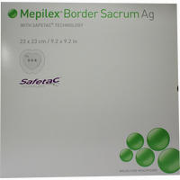 Mepilex Border Sacrum Ag 23x23cm Verband 5 Stück