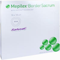 Mepilex Border Sacrum Schaumverband 18x18 Cm 10 Stück