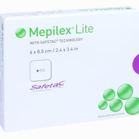 Mepilex Lite Schaumverband 6x8.5 Cm Steril 5 Stück