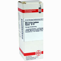 Mercurius Jodatus Flavus D12 Dilution 20 ml
