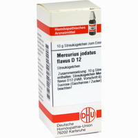 Mercurius Jodatus Flavus D12 Globuli 10 g