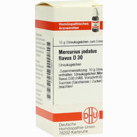 Mercurius Jodatus Flavus D30 Globuli 10 g
