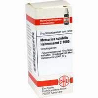 Mercurius Solubilis Hahnemanni C1000 Globuli 10 g