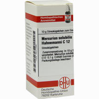 Mercurius Solubilis Hahnemanni C12 Globuli 10 g