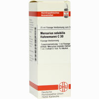 Mercurius Solubilis Hahnemanni C30 Dilution 20 ml