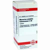 Mercurius Solubilis Hahnemanni C30 Tabletten 80 Stück