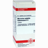 Mercurius Solubilis Hahnemanni C6 Tabletten 80 Stück