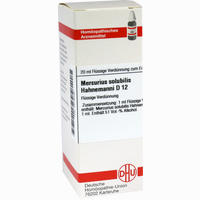 Mercurius Solubilis Hahnemanni D12 Dilution Dhu-arzneimittel 20 ml