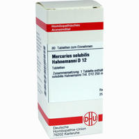 Mercurius Solubilis Hahnemanni D12 Tabletten 80 Stück