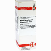 Mercurius Solubilis Hahnemanni D30 Dilution 20 ml
