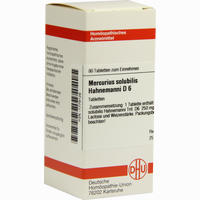 Mercurius Solubilis Hahnemanni D6 Tabletten 80 Stück