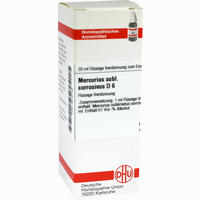 Mercurius Subl. Corrosivus D6 Dilution 20 ml