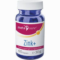 Meta Care Zink+ Kapseln 60 Stück