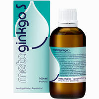 Metaginkgo S Tropfen 100 ml