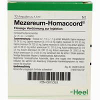 Mezereum Homaccord Ampullen 10 Stück