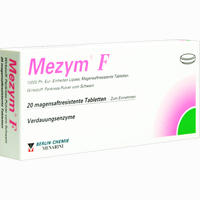 Mezym F Magensaftresistent Filmtabletten 20 Stück