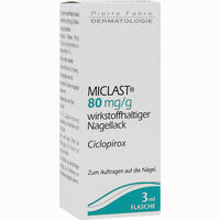Miclast 80mg/G Wirkstoffhaltiger Nagellack 3 ml