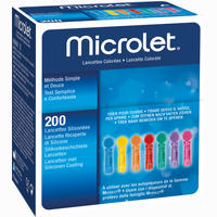 Microlet Lanzetten Farbig BAYER VITAL 200 Stück