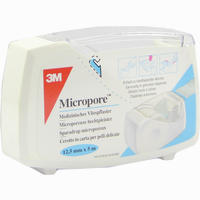 Micropore 1.25cmx5m Rollenpflaster 1 Stück