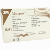 Micropore Hautf 9.10x2.50 Pflaster 12 Stück
