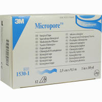 Micropore Wei 9.10mx2.50cm Pflaster 12 Stück