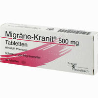Migräne- Kranit 500mg Tabletten 10 Stück