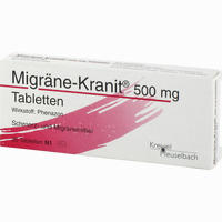 Migräne- Kranit 500mg Tabletten 20 Stück