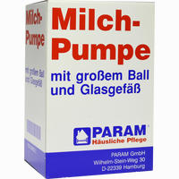 Milchpumpe Glas Gross Ball 1 Stück