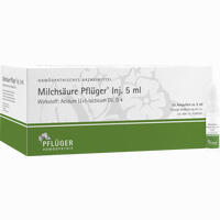 Milchsäure Pflüger Injektionslösung 5ml 50 Stück