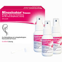 Minoxicutan Frauen 20mg/ml Spray Lösung 3 x 60 ml