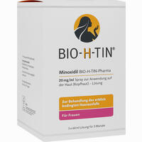 Minoxidil Bio- H- Tin Pharma 20mg/ml Lösung 3 x 60 ml