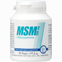 Msm 500mg + Glucosamine Kapseln 90 Stück