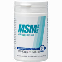 Msm 500mg + Glucosamine Kapseln 180 Stück