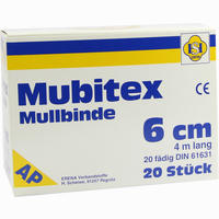 Mubitex Mullbinden 6cm 20 Stück