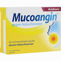 Mucoangin Waldbeere 20 Mg Lutschtabletten 18 Stück