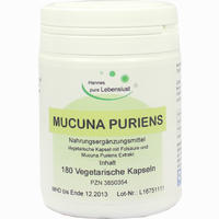 Mucuna Pruriens Vegi Kapseln 180 Stück