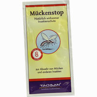 Mücken- Stop Tuch 7x14cm Tücher 1 Stück