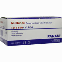 Mullbinde 4cm O Cell 20 Stück