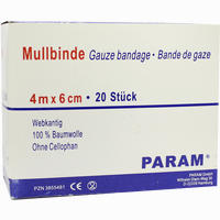 Mullbinde 6cm O Cell 20 Stück