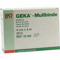 Mullbinde Geka 4cmx4m Loseb 20 Stück