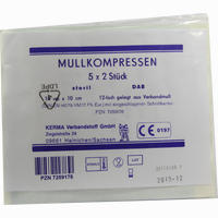 Mullkompr Bw St 12f 10x10 5 Stück