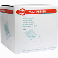 Mullkompressen 10x10cm 12f 60 Stück
