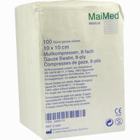Mullkompressen Unsteril 8- Fach 10 X 10cm 100 Stück