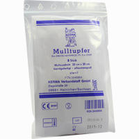 Mulltupfer Steril 20x20 Pflaumengross 5 Stück