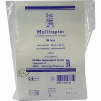 Mulltupfer Steril 20x20 Pflaumengross 30 Stück