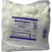 Mulltupfer Unsteril 20x20cm Pflaumengross 100 Stück