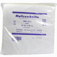 Mullzuschn Unst 20x20cm 100 Stück